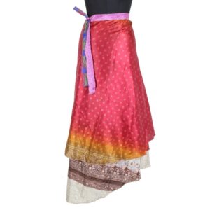 Vintage Silk Magic Wrap Skirt SW1668
