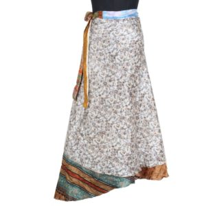 Vintage Silk Magic Wrap Skirt SW1669
