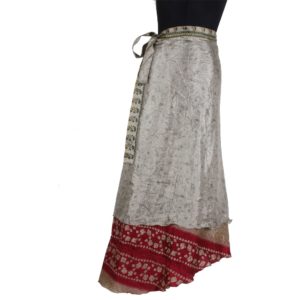 Vintage Silk Magic Wrap Skirt SW167