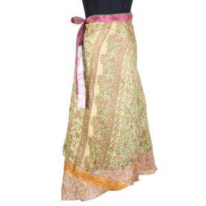 Vintage Silk Magic Wrap Skirt SW1677