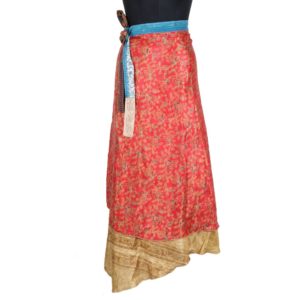 Vintage Silk Magic Wrap Skirt SW1680