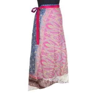 Vintage Silk Magic Wrap Skirt SW1692