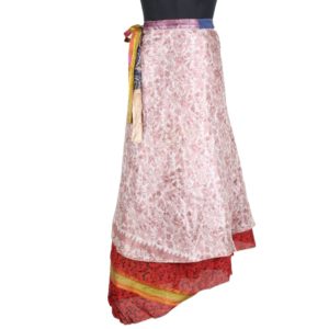 Vintage Silk Magic Wrap Skirt SW1695
