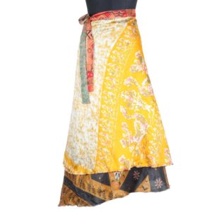 Vintage Silk Magic Wrap Skirt SW1701