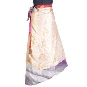 Vintage Silk Magic Wrap Skirt SW1702