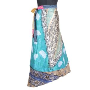 Vintage Silk Magic Wrap Skirt SW1703