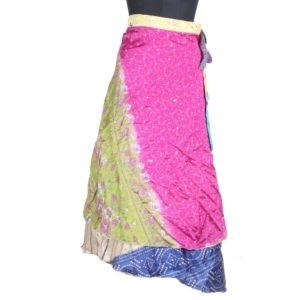 Vintage Silk Magic Wrap Skirt SW1707