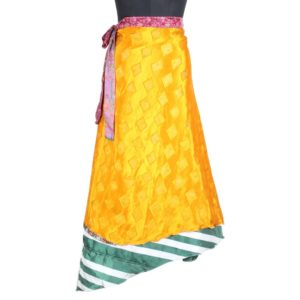 Vintage Silk Magic Wrap Skirt SW1709