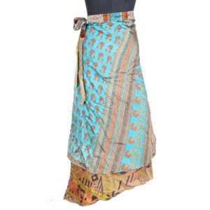 Vintage Silk Magic Wrap Skirt SW1715