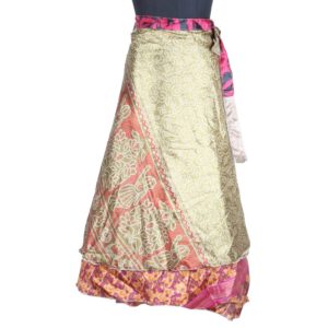 Vintage Silk Magic Wrap Skirt SW1718