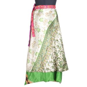 Vintage Silk Magic Wrap Skirt SW1720