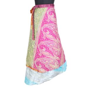 Vintage Silk Magic Wrap Skirt SW1723