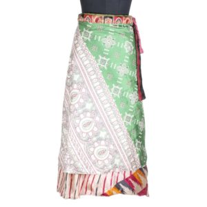 Vintage Silk Magic Wrap Skirt SW1724