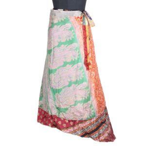 Vintage Silk Magic Wrap Skirt SW1732