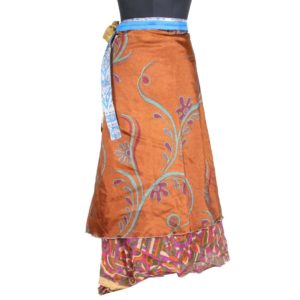 Vintage Silk Magic Wrap Skirt SW1736