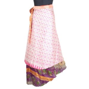 Vintage Silk Magic Wrap Skirt SW1737