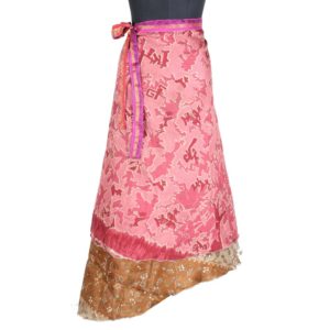 Vintage Silk Magic Wrap Skirt SW1738