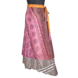 Vintage Silk Magic Wrap Skirt SW1740