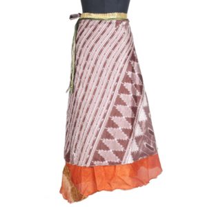 Vintage Silk Magic Wrap Skirt SW1743