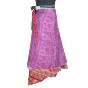 Vintage Silk Magic Wrap Skirt SW1745