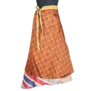 Vintage Silk Magic Wrap Skirt SW1748