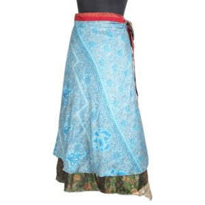 Vintage Silk Magic Wrap Skirt SW1749