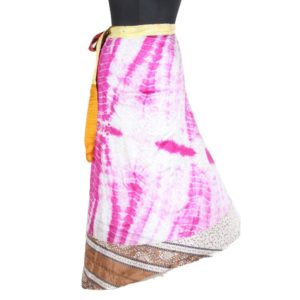 Vintage Silk Magic Wrap Skirt SW1751