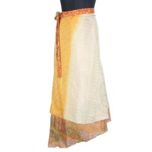 Vintage Silk Magic Wrap Skirt SW1755