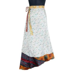 Vintage Silk Magic Wrap Skirt SW1760