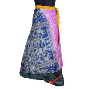 Vintage Silk Magic Wrap Skirt SW1761