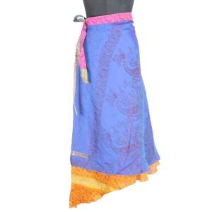 Vintage Silk Magic Wrap Skirt SW1771