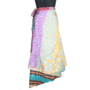 Vintage Silk Magic Wrap Skirt SW1774