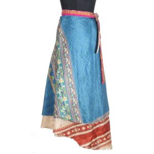 Vintage Silk Magic Wrap Skirt SW1778