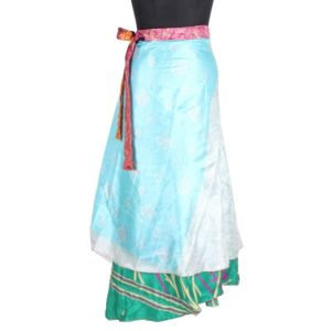Vintage Silk Magic Wrap Skirt SW1779