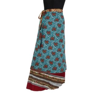 Vintage Silk Magic Wrap Skirt SW178