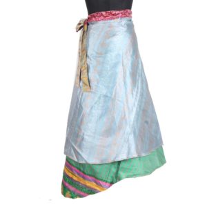 Vintage Silk Magic Wrap Skirt SW1780