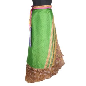 Vintage Silk Magic Wrap Skirt SW1789