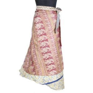 Vintage Silk Magic Wrap Skirt SW1792