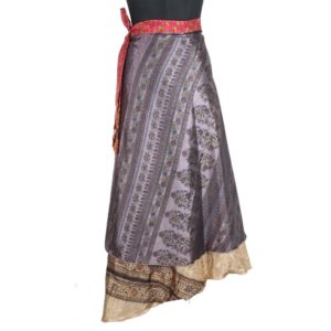 Vintage Silk Magic Wrap Skirt SW1799