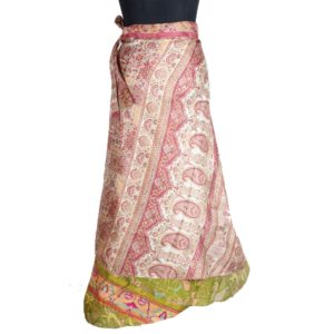 Vintage Silk Magic Wrap Skirt SW1801
