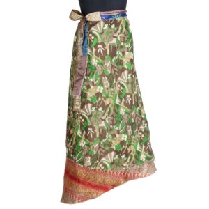 Vintage Silk Magic Wrap Skirt SW1802