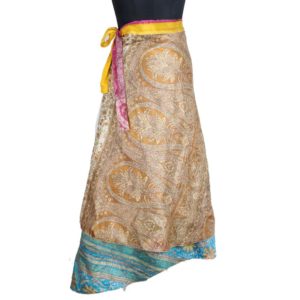 Vintage Silk Magic Wrap Skirt SW1803