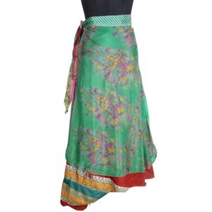 Vintage Silk Magic Wrap Skirt SW1806