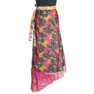 Vintage Silk Magic Wrap Skirt SW1808