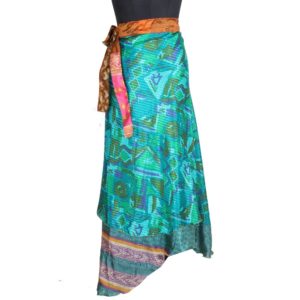 Vintage Silk Magic Wrap Skirt SW1810