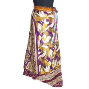 Vintage Silk Magic Wrap Skirt SW1812