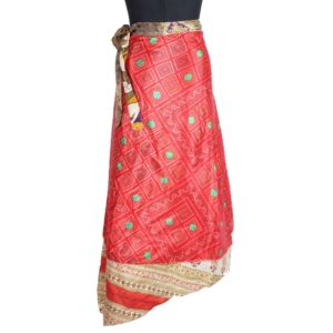 Vintage Silk Magic Wrap Skirt SW1815