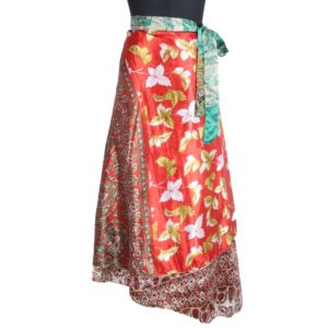 Vintage Silk Magic Wrap Skirt SW1817