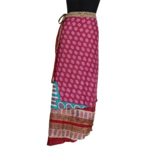 Vintage Silk Magic Wrap Skirt SW182