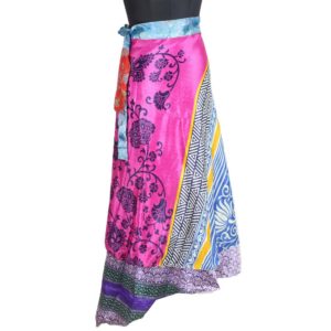 Vintage Silk Magic Wrap Skirt SW1821